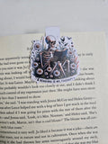 Reading is my Therapy Skellie Daisies - Magnetic Bookmark