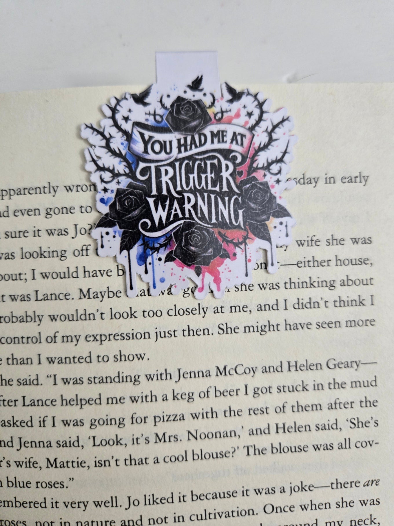 You Had Me at Trigger Warning - Magnetic Bookmark