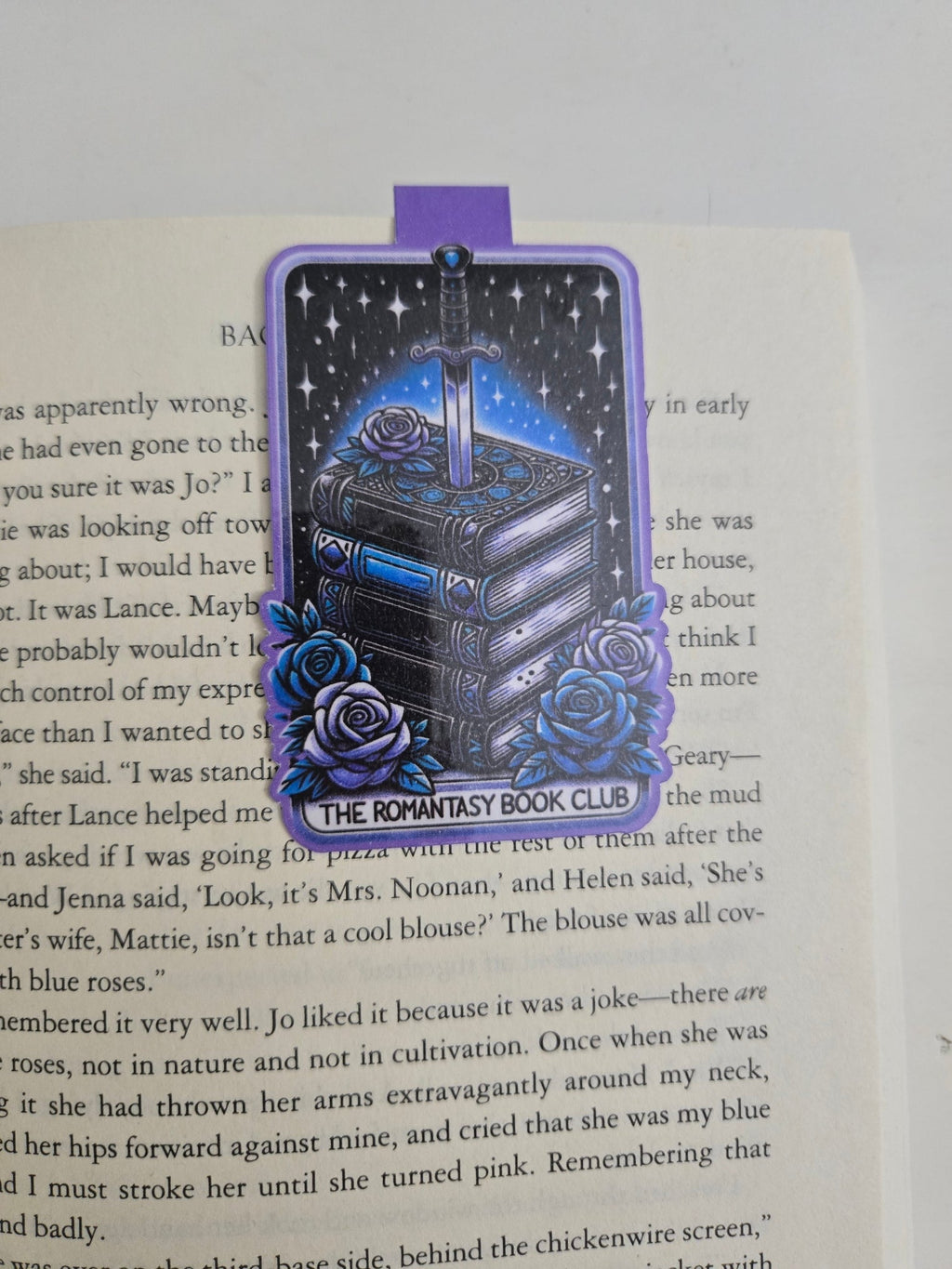 Romantasy Book Club Tarot Blue - Magnetic Bookmark