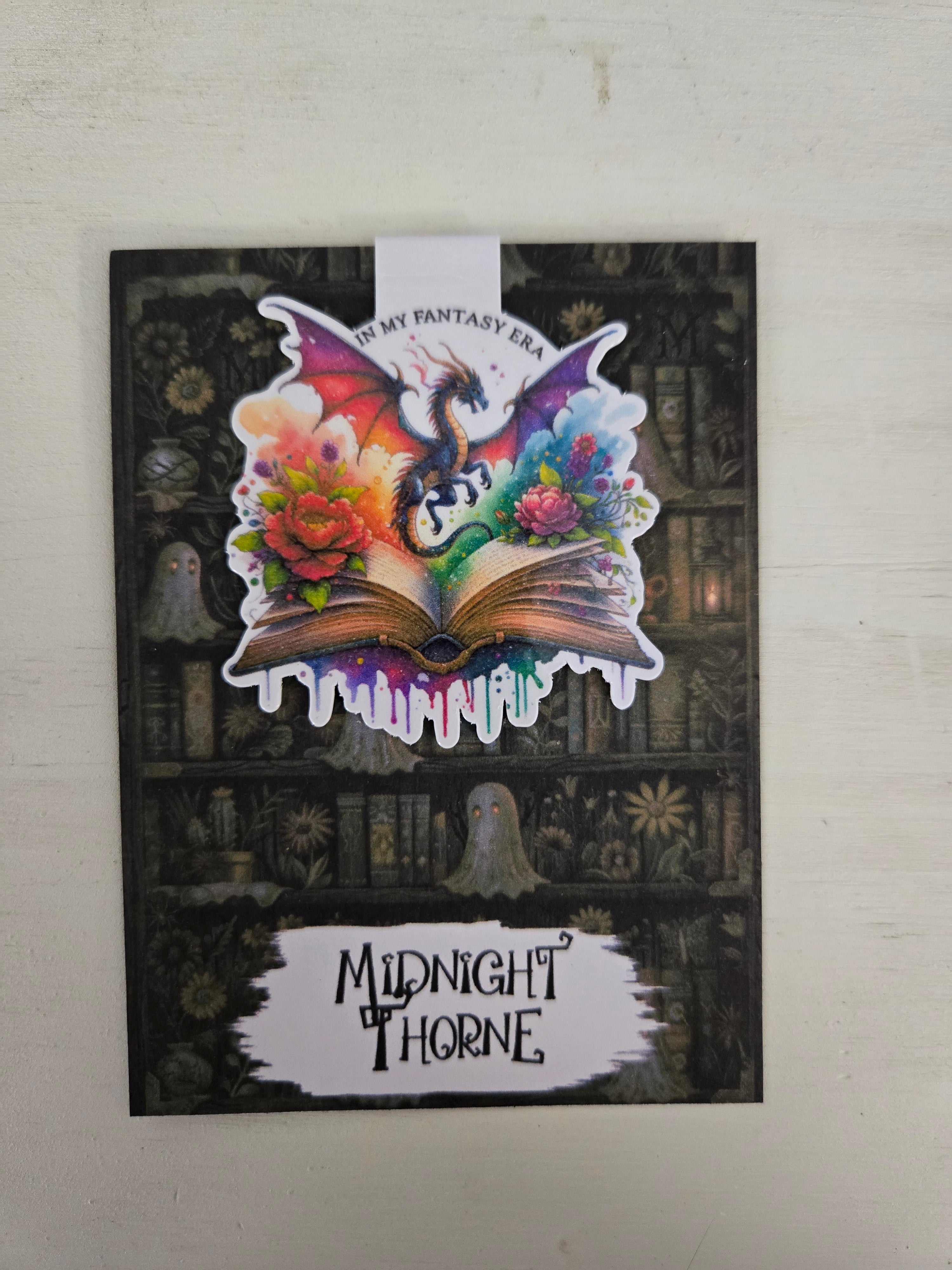 In My Fantasy Era Dragon Book - Magnetic Bookmark