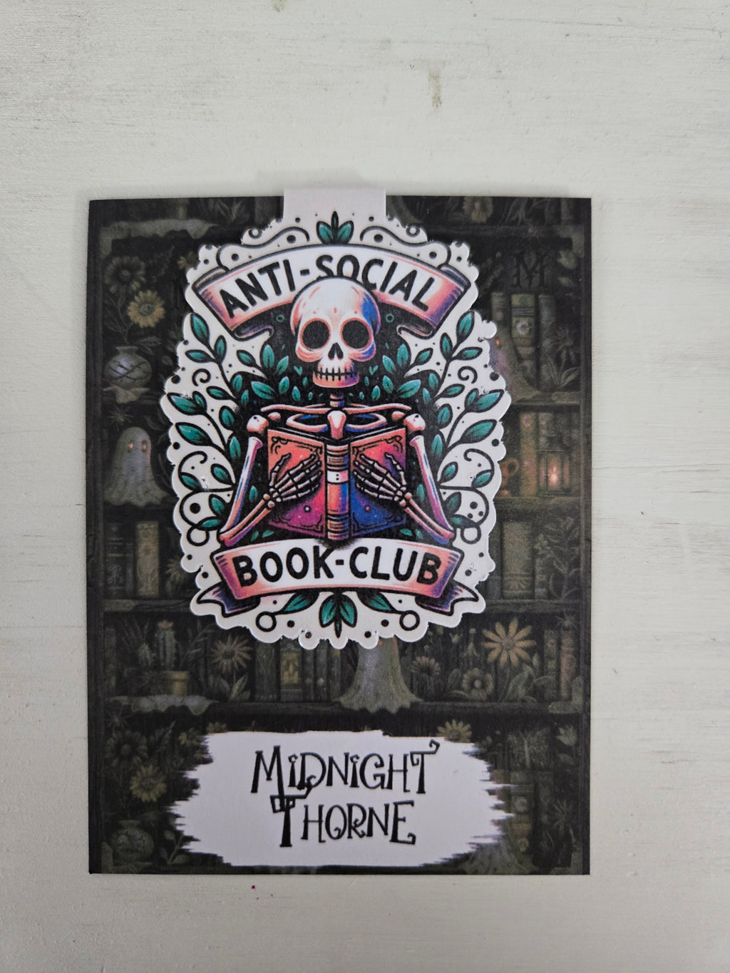 Anti Social Book Club Leaves - Magnetic Bookmark