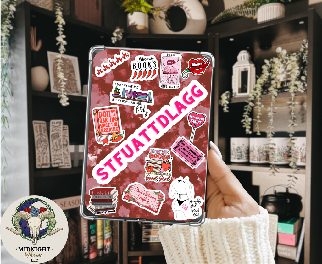 STFUATTDLAGG | Spicy Kindle Insert for Clear Case | Optional Lamination