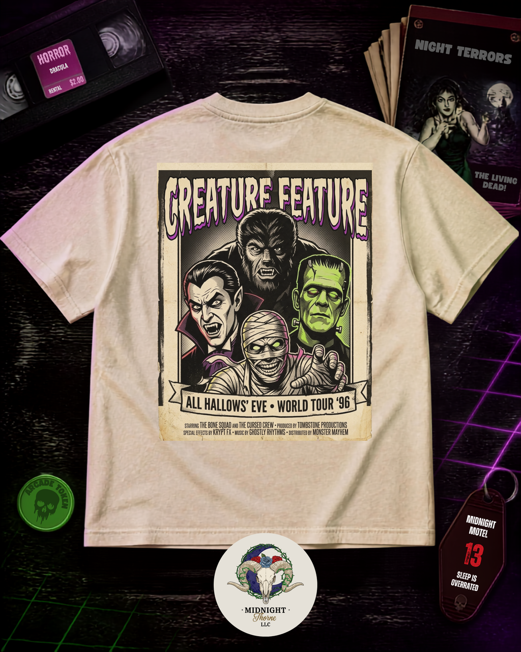 Vintage Monster Squad World Tour T-Shirt