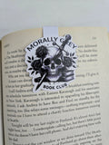 Morally Grey Book Club Skull - Magnetic Bookmark
