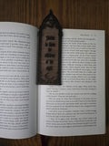 Children of the Night | Laser Engraved Walnut Wood Bookmark | Gothic Vampire | Dark Academia Gift