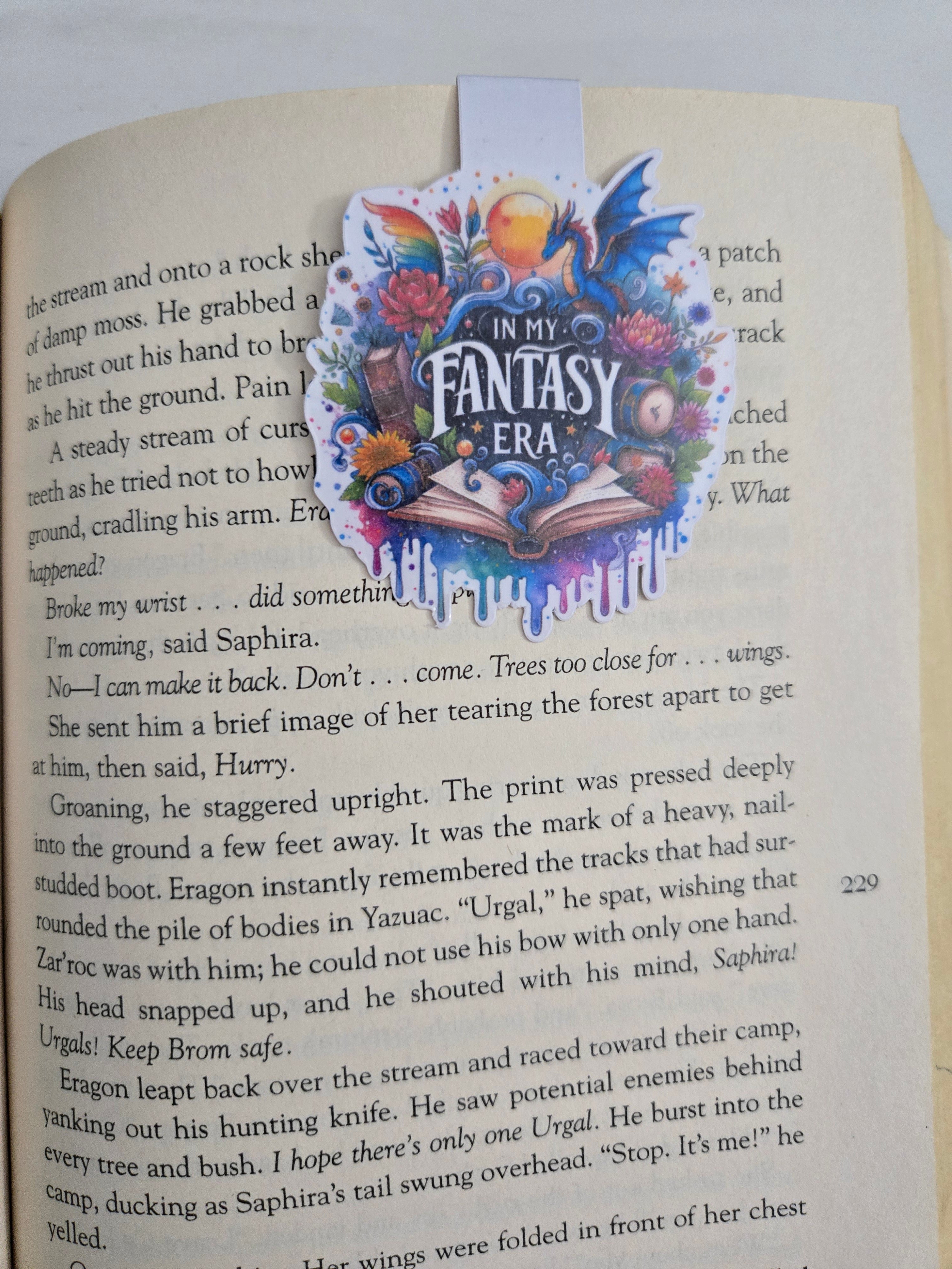In My Fantasy Era Watercolor - Magnetic Bookmark