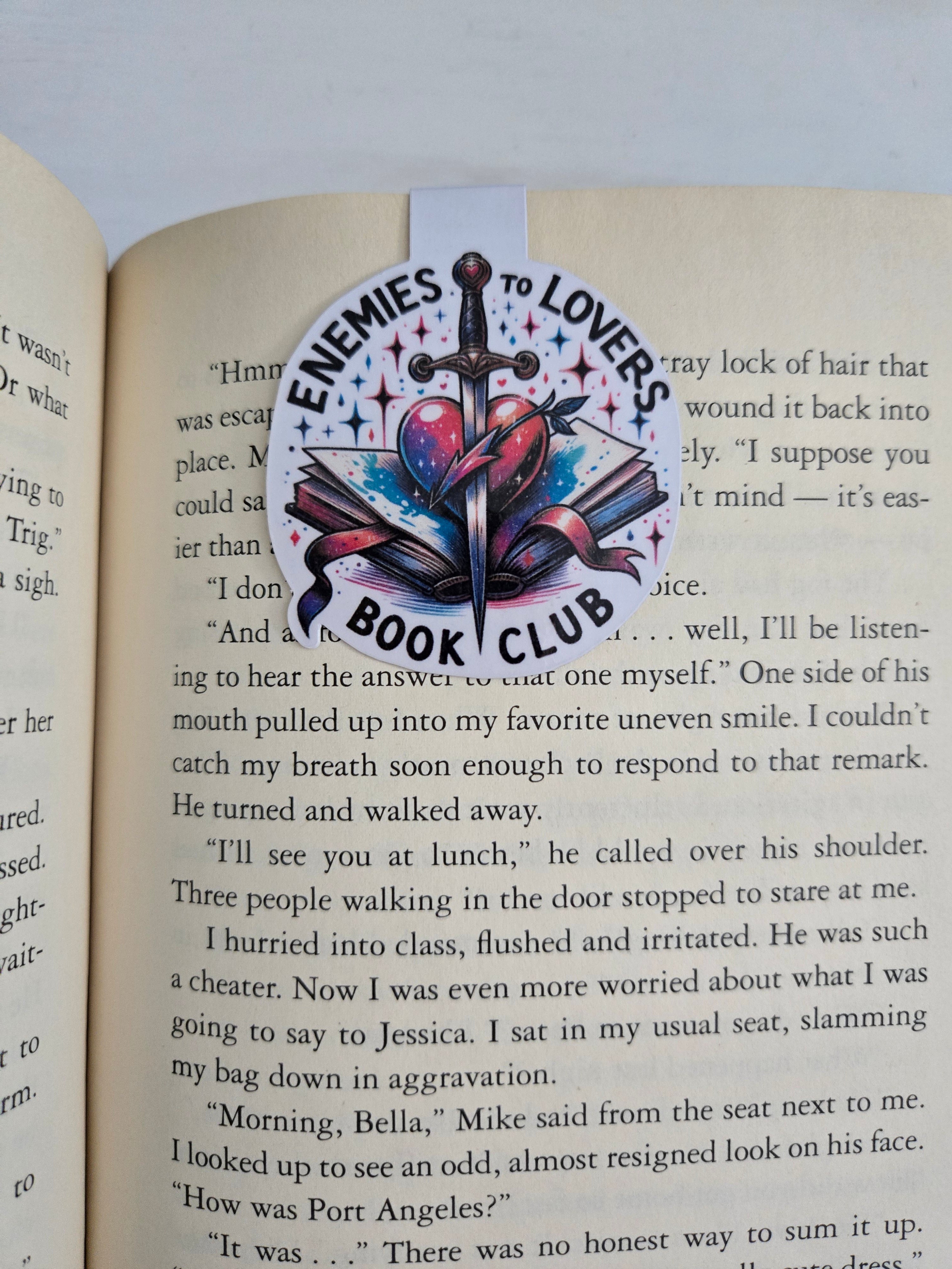 Enemies To Lovers Book Club Sword - Magnetic Bookmark